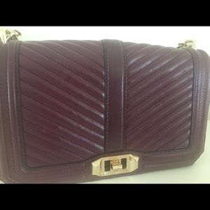Rebecca Minkoff || “LOVE” Bag /Oxblood